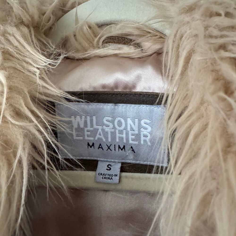 wilsons leather maxima penny lane suede leather jacket - Picture 6 of 8